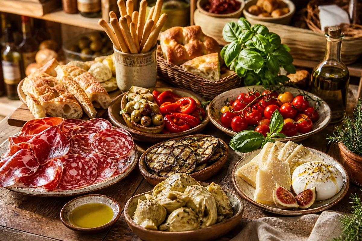 Antipasti faciles pour recevoir à l'italienne