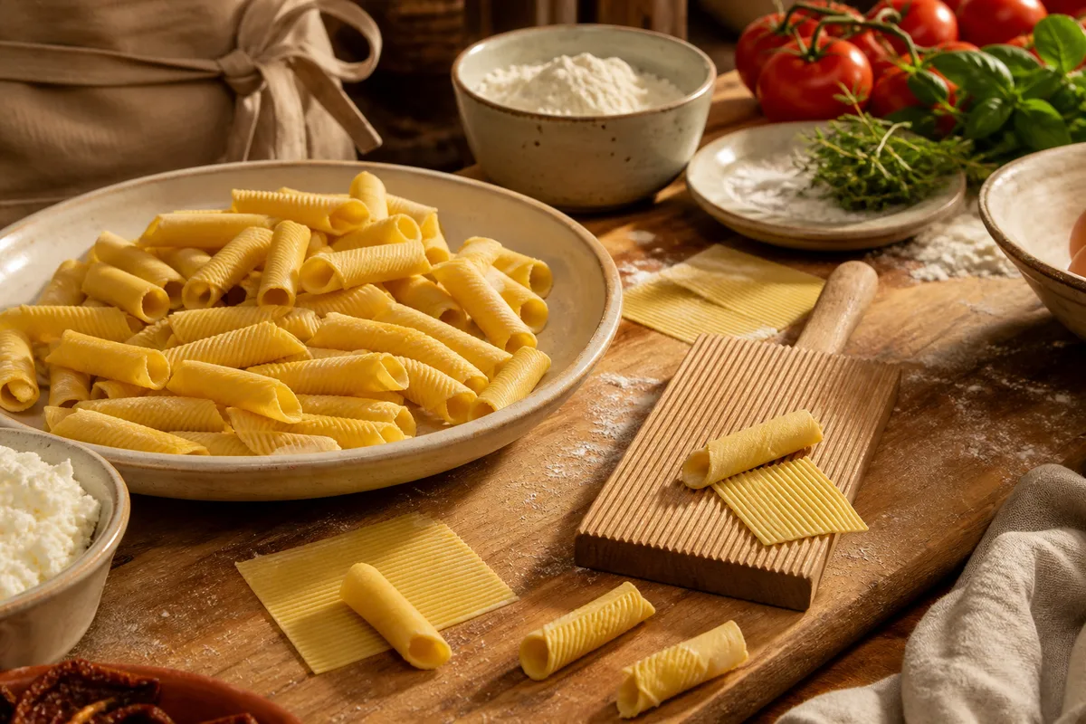 Garganelli : la pâte émilienne roulée au peigne